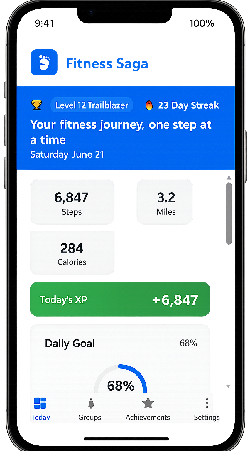 App mockup